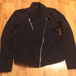 Lulu Lemon Black Cotton Jacket Size 6